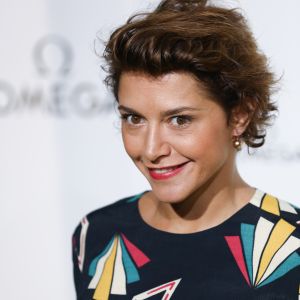 Emma de Caunes - Photocall de la soirée "Her Time" Omega à l'hôtel de Sully à Paris le 29 septembre 2017. © Cyril Moreau/Bestimage