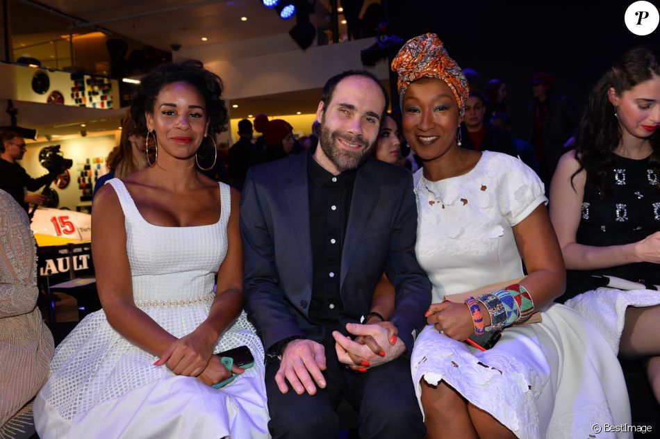 Alicia Fall, Nadège BeaussonDiagne et son compagnon Geoffroy Jeff