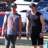 Joe et Nick Jonas s'amusent à Bondi, Sydney, le 27 février 2018