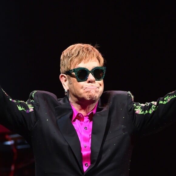 Elton John en concert au Grimaldi Forum à Monaco, le 6 décembre 2017. © Bruno Bebert/Bestimage