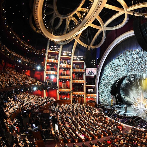 Ambiance pendant les Oscars, Dolby Theatre. Los Angeles, le 4 mars 2018