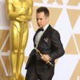 Sam Rockwell (Oscar du meilleur 2nd rôle masculin pour 'Three Billboards : Les Panneaux de la vengeance') à la press room de la 90ème cérémonie des Oscars 2018 au théâtre Dolby à Los Angeles, le 4 mars 2018