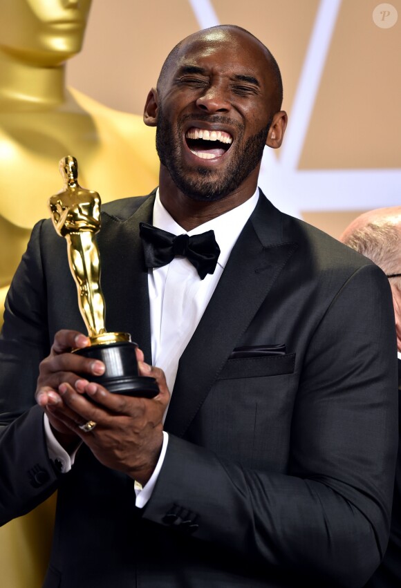Kobe Bryant (Oscar meilleur court métrage animé avec "Dear Basketball") - Press room de la 90ème cérémonie des Oscars 2018 au théâtre Dolby à Los Angeles, Californie, Etats-Unis, le 4 mars 2018
