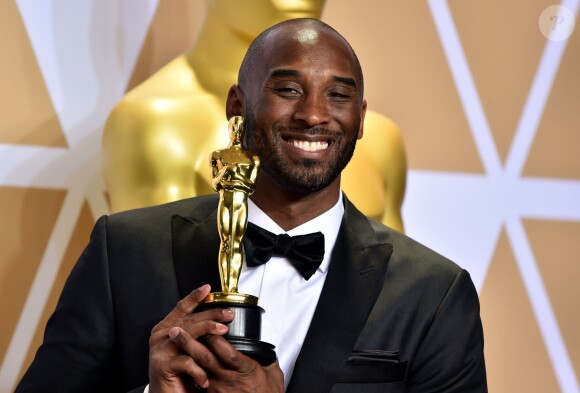 Kobe Bryant (Oscar meilleur court métrage animé avec "Dear Basketball") - Press room de la 90ème cérémonie des Oscars 2018 au théâtre Dolby à Los Angeles, Californie, Etats-Unis, le 4 mars 2018.