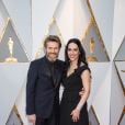 Willem Dafoe et sa femme Giada Colagrande - Arrivées - 90ème cérémonie des Oscars 2018 au théâtre Dolby à Los Angeles, le 4 mars 2018. © Michael Baker/AMPAS via ZUMA Press/Bestimage