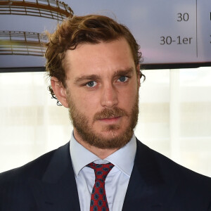 Pierre Casiraghi - Présentation des Monaco Globes Series au Yacht Club de Monaco le 27 février 2018. © Bruno Bebert/Pool restreint Monaco/Bestimage