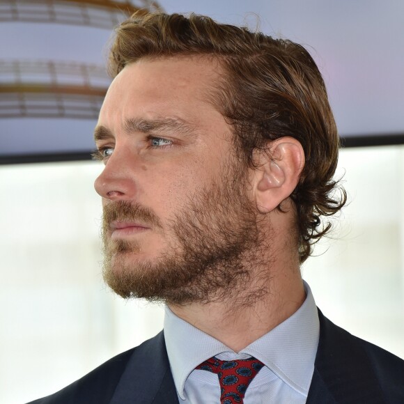 Pierre Casiraghi - Présentation des Monaco Globes Series au Yacht Club de Monaco le 27 février 2018. © Bruno Bebert/Pool restreint Monaco/Bestimage