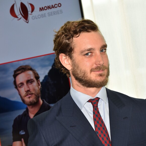 Pierre Casiraghi - Présentation des Monaco Globes Series au Yacht Club de Monaco le 27 février 2018. © Bruno Bebert/Pool restreint Monaco/Bestimage