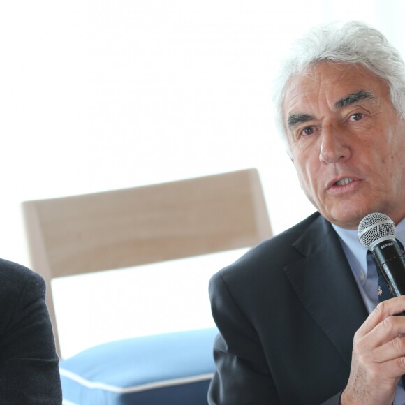 Exclusif - Pierre Casiraghi lors de la présentation des Monaco Globes Series au Yacht Club de Monaco le 27 février 2018. Cette course offshore en Imoca, en double et sans escale, aura lieu du 1er au 8 juin 2018 et sera qualificative pour le Vendée Globe. © Olivier Huitel/Pool restreint Monaco/Bestimage-Crystal