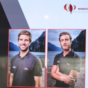 Exclusif - Pierre Casiraghi lors de la présentation des Monaco Globes Series au Yacht Club de Monaco le 27 février 2018. Cette course offshore en Imoca, en double et sans escale, aura lieu du 1er au 8 juin 2018 et sera qualificative pour le Vendée Globe. © Olivier Huitel/Pool restreint Monaco/Bestimage-Crystal