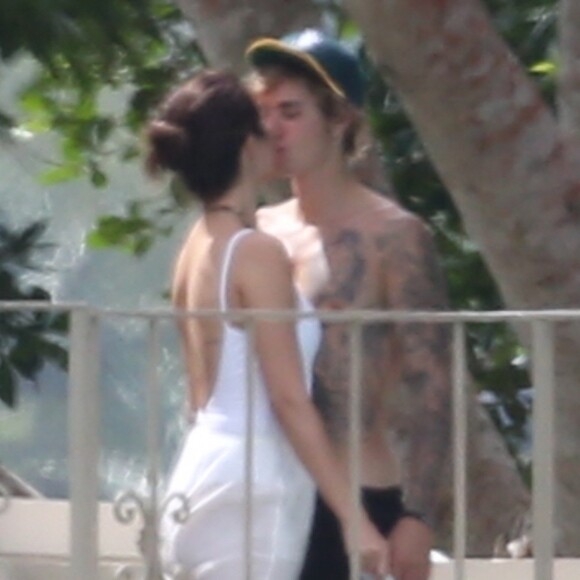 Exclusif - Justin Bieber et Selena Gomez sont allés à Montego Bay en Jamaïque pour le mariage du père de Justin, Jeremy Bieber, et de sa femme Chelsey Rebelo. Le 20 février 2018