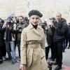 Caroline Daur - Arrivées au défilé de mode prêt à porter Automne Hiver 2018/2019 "Giambattista Valli " à Paris le 5 mars 2018.