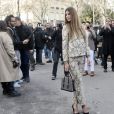 Bianca Brandolini d'Adda - Arrivées au défilé de mode prêt à porter Automne Hiver 2018/2019 "Giambattista Valli " à Paris le 5 mars 2018.
