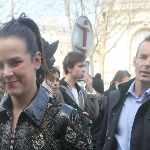 Pauline Ducruet - Arrivées au défilé de mode prêt à porter Automne Hiver 2018/2019 "Giambattista Valli " à Paris le 5 mars 2018.