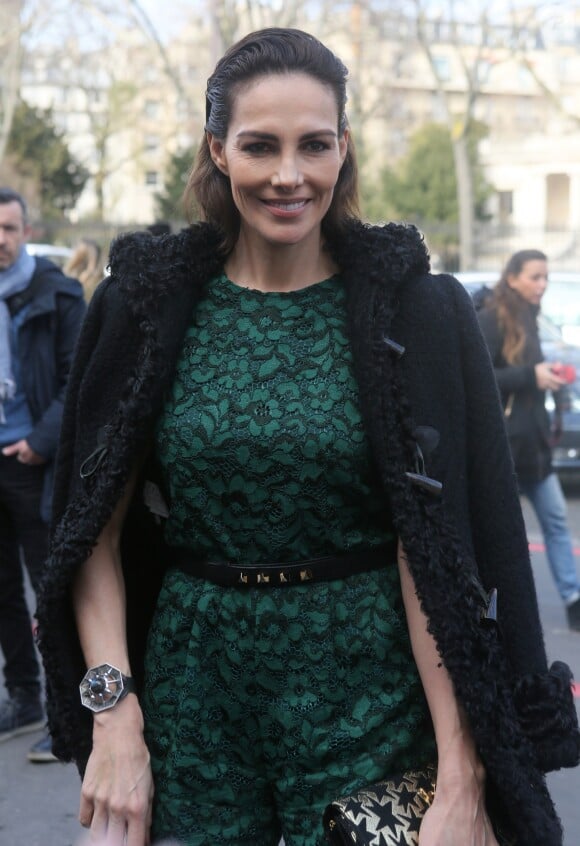 Adriana Abascal - adriana abascal -Arrivées au défilé de mode prêt à porter Automne Hiver 2018/2019 "Giambattista Valli " à Paris le 5 mars 2018.