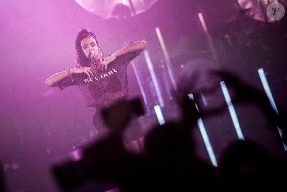 Exclusif - Shy'm en concert au théâtre Sebastopol de Lille le 3 mars 2018. © Cyril Moreau/Bestimage
