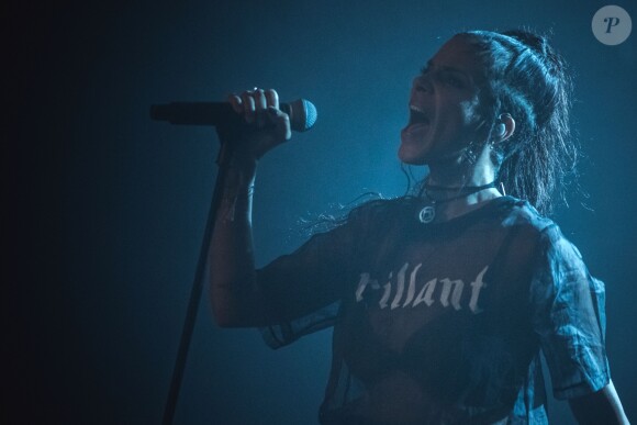 Exclusif - Shy'm en concert au théâtre Sebastopol de Lille le 3 mars 2018. © Cyril Moreau/Bestimage
