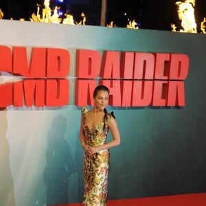 Alicia Vikander - Avant-première du film "Tomb Raider" au cinéma Vue West End à Londres, le 6 mars 2018.
