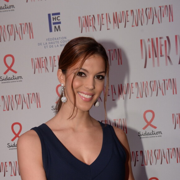 Iris Mittenaere - Photocall de la 16ème soirée Sidaction dans la salle de réception du Pavillon d'Armenonville à Paris, le 26 janvier 2018. © Rachid Bellak/Bestimage