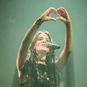 Exclusif - La chanteuse Shy'm en concert aux Folies Bergère à Paris. Le 7 mars 2018 © Cyril Moreau / Bestimage