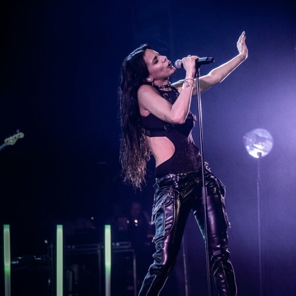 Exclusif - La chanteuse Shy'm en concert aux Folies Bergère à Paris. Le 7 mars 2018 © Cyril Moreau / Bestimage