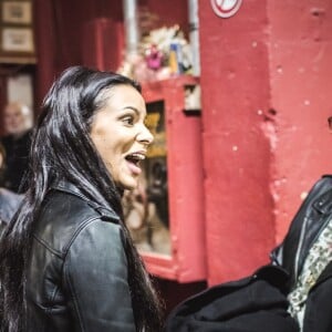 Exclusif - La chanteuse Shy'm, avec sa mère Sophie Marthe, en concert aux Folies Bergère à Paris. Le 7 mars 2018 © Cyril Moreau / Bestimage