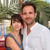 Christophe Michalak et sa femme Delphine McCarty - Ouverture de la 34ème Fête foraine des Tuileries au jardin des Tuileries à Paris, le 23 juin 2017. © Coadic Guirec/Bestimage