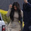 Exclusif - Kim Kardashian quitte la "Baby shower" de sa soeur Khloé à l'hôtel Bel Air de Beverly Hills le 10 mars 2018.