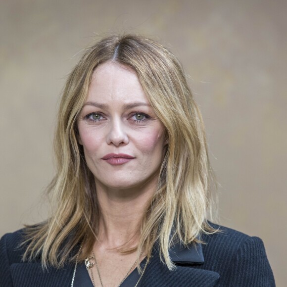 Vanessa Paradis - People au défilé de mode automne-hiver 2018/2019 "Chanel" au Grand Palais à Paris le 6 mars 2018. © Olivier Borde/Bestimage