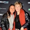 Véronique Jannot et sa fille Migmar - Projection de la sélection officielle et remise des prix lors du Mobile Film Festival au cinéma MK2 Bibliothèque à Paris, le 13 mars 2018. © Veeren/Bestimage