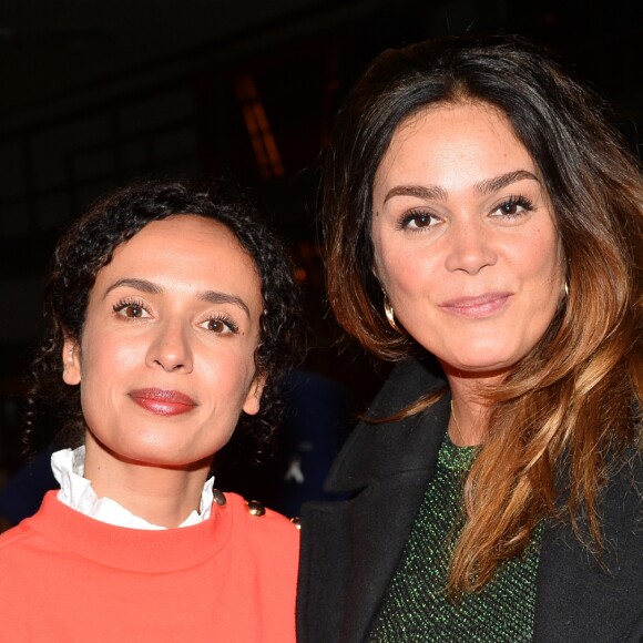 Amelle Chahbi et Lola Dewaere - Projection de la sélection officielle et remise des prix lors du Mobile Film Festival au cinéma MK2 Bibliothèque à Paris, le 13 mars 2018. © Veeren/Bestimage