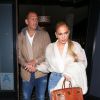 Jennifer Lopez et son compagnon Alex Rodriguez à West Hollywood, le 8 mars 2018.