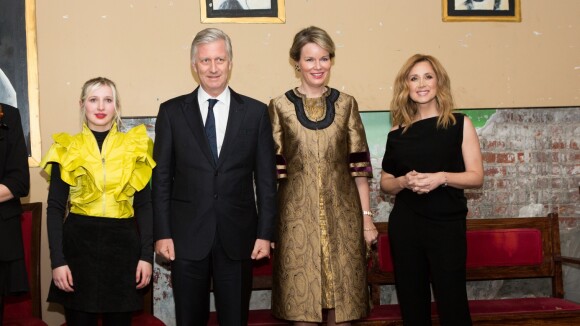 Lara Fabian applaudie par le roi Philippe et la reine Mathilde de Belgique