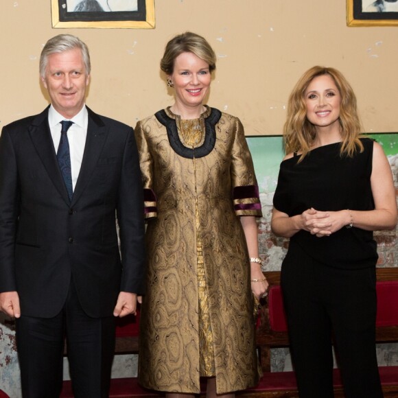 Le roi Philippe et la reine Mathilde de Belgique en visite d'état au Canada assistent à un concert privé de Lara Fabian et d'Alice on the Roof, au théâtre Rialto à Montréa