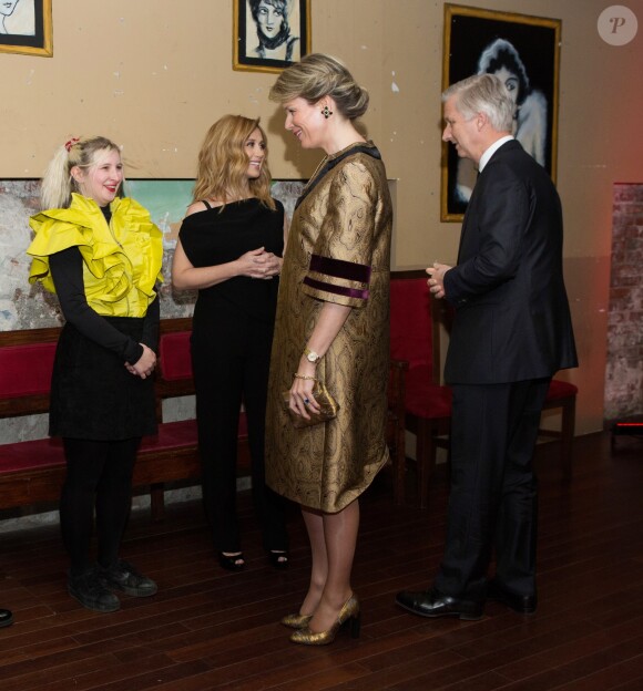 Le roi Philippe et la reine Mathilde de Belgique en visite d'état au Canada assistent à un concert privé de Lara Fabian et d'Alice on the Roof, au théâtre Rialto à Montréa