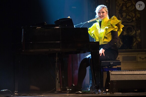 Le roi Philippe et la reine Mathilde de Belgique en visite d'état au Canada assistent à un concert privé de Lara Fabian et d'Alice on the Roof, au théâtre Rialto à Montréa