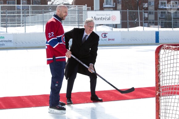 Le roi Philippe et la reine Mathilde de Belgique en visite d'état au Canada, visitent l'école primaire "Le Carignan" à Montréal.