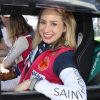 Jazmin Grace Grimaldi - Départ du 28ème Rallye Aicha des Gazelles depuis la Promenade des Anglais à Nice le 17 mars 2018.