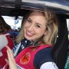 Jazmin Grace Grimaldi (la fille du prince Albert II de Monaco) - Départ du 28ème Rallye Aicha des Gazelles depuis la Promenade des Anglais à Nice le 17 mars 2018.
