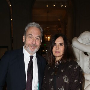 Nathalie Garçon et son mari Jean-Marie Duprez - Soirée au Musée Rodin à l'occasion de la visite d'Etat en France du grand-duc H. de Luxembourg et la grande-duchesse MT. de Luxembourg à Paris le 20 mars 2018. © Dominique Jacovides/Bestimage