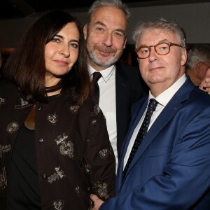 Nathalie Garçon et son mari Jean-Marie Duprez, Dominique Besnehard - Soirée au Musée Rodin à l'occasion de la visite d'Etat en France du grand-duc H. de Luxembourg et la grande-duchesse MT. de Luxembourg à Paris le 20 mars 2018. © Dominique Jacovides/Bestimage