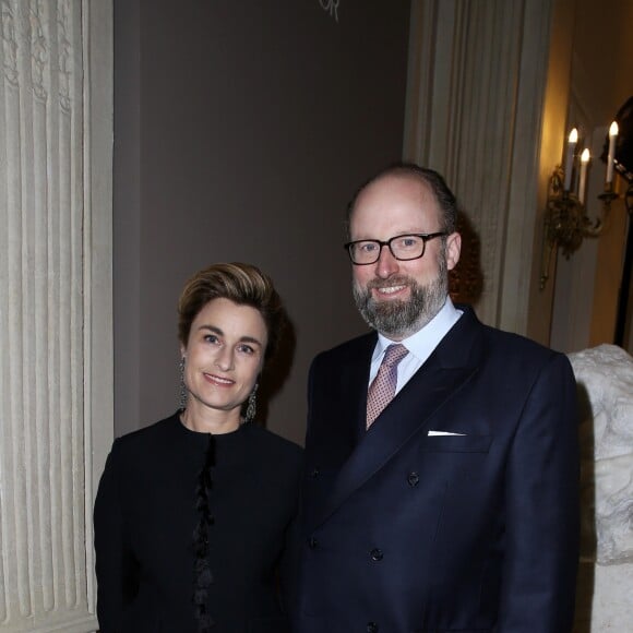 Le prince Robert de Luxembourg et la princesse Julie de Nassau - Soirée au Musée Rodin à l'occasion de la visite d'Etat en France du grand-duc H. de Luxembourg et la grande-duchesse MT. de Luxembourg à Paris le 20 mars 2018. © Dominique Jacovides/Bestimage