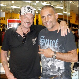 Johnny Hallyday et Christian Audigier à Los Angeles en 2007