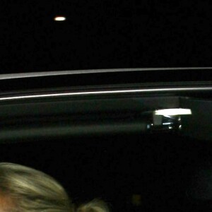 Johnny Hallyday et sa femme Laeticia sont allés dîner avec Christian Audigier et sa fiancée Nathalie Sorensen au restaurant Mr Chow à Los Angeles le 23 janvier 2015.23/01/2015 - Los Angeles