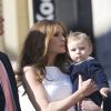 Archives - Donald Trump, sa femme Melania et leur fils Barron lors du dévoilement de son étoile sur le "Walk Of Fame" à Hollywood. Le 16 janvier 2007