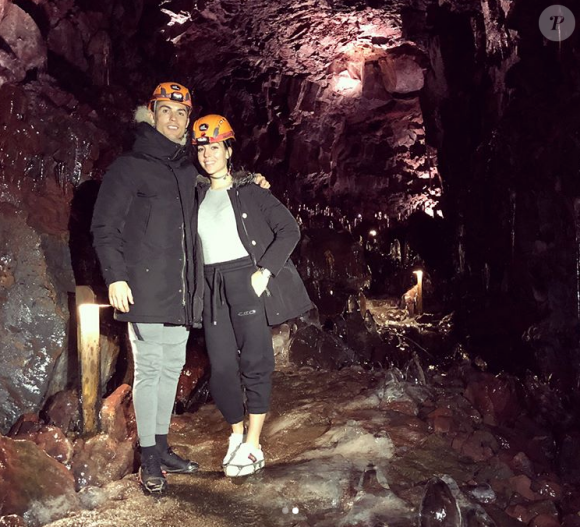Cristiano Ronaldo et Georgina Rodriguez, lors de vacances en mars 2018, photo Instagram.