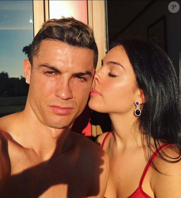 Cristiano Ronaldo et Georgina Rodriguez, photo Instagram 24 janvier 2018.