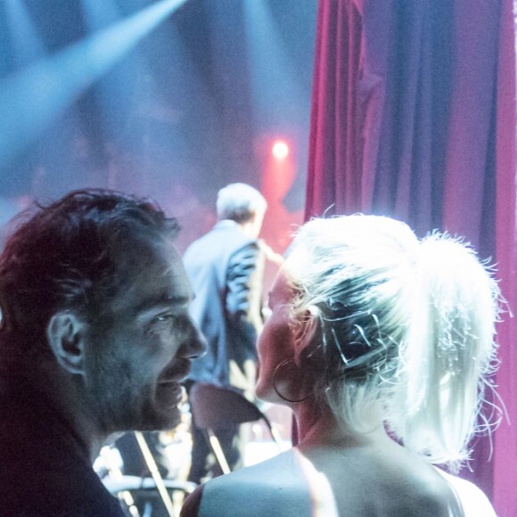 Exclusif - Sébastien Farran et Laeticia Hallyday en coulisses - People et Backstage au concert "Les Vieilles Canailles" Accorhotels Arena le 24 juin 2017 © Olivier Borde / Bestimage