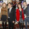 Richard Berry et Michel Cymes avec leurs épouses (photomontage) - Gala 2018 d'Enfance Majuscule pour soutenir l'association dans sa lutte contre les maltraitances et les abus faits aux enfants, à la salle Gaveau, à Paris, France, le 26 mars 2018. © Marc Aussat-Lacroix/Bestimage