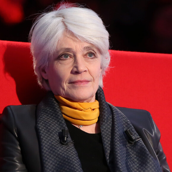 Exclusif  - Enregistrement de l'émission "Le Divan" présentée par Marc-Olivier Fogiel avec Françoise Hardy en invitée, le 29 janvier 2016. © Dominique Jacovides / Bestimage